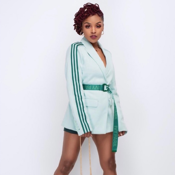 IVY PARK Jackets & Coats Mint Hunter Green Ivy Park X Adidas Blazer